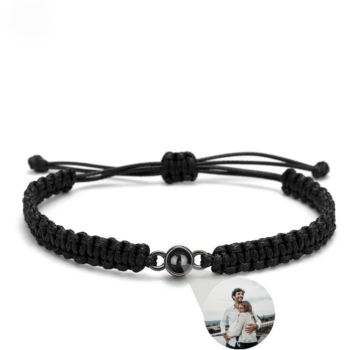 Custom Photo Braided Projection Bracelet 2025022701
