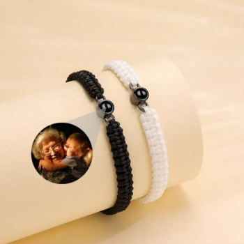 Custom Photo Braided Projection Bracelet