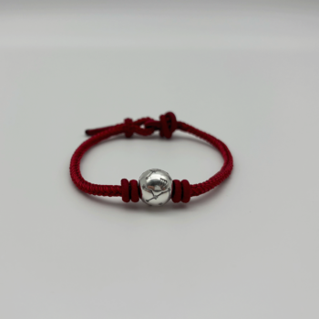 Zodiac Silver Ball Braided Bracelet 2025022602