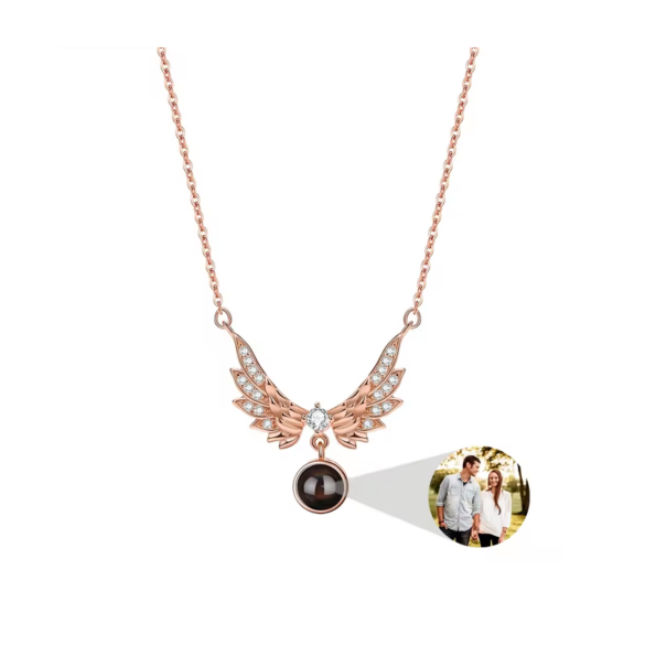 Angel Wings Photo Projection Necklace 2025031702