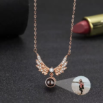Angel Wings Photo Projection Necklace 2025031701