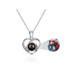 S925 Custom Heart Projection Necklace 2025031501