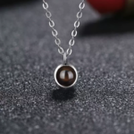 S925 Round Projection Necklace 2025031901