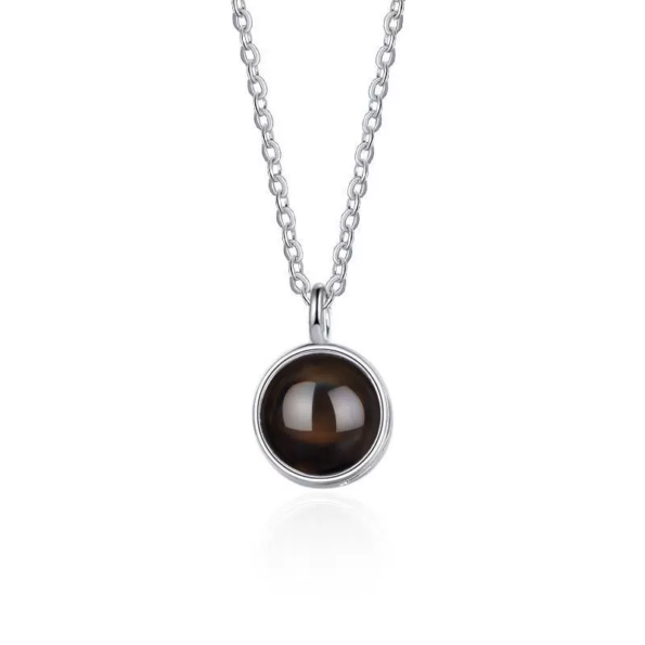 S925 Round Projection Necklace 2025031905