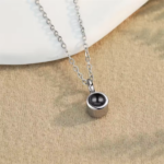 S925 Round Projection Necklace 2025031901